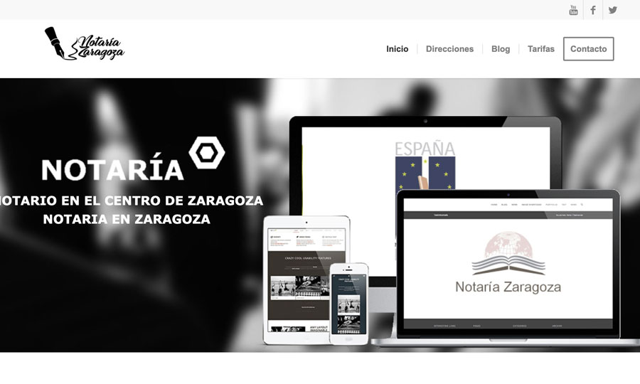 Porfolio diseño web notarías